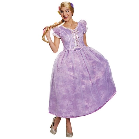 Disney Disguise Women's Tangled Rapunzel Ultra Prestige Halloween Costume small - Picture 1 of 11